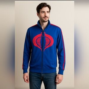 GI Joe ARAH Cobra Commander Track Jacket Mens 2XL 2011 Cosplay